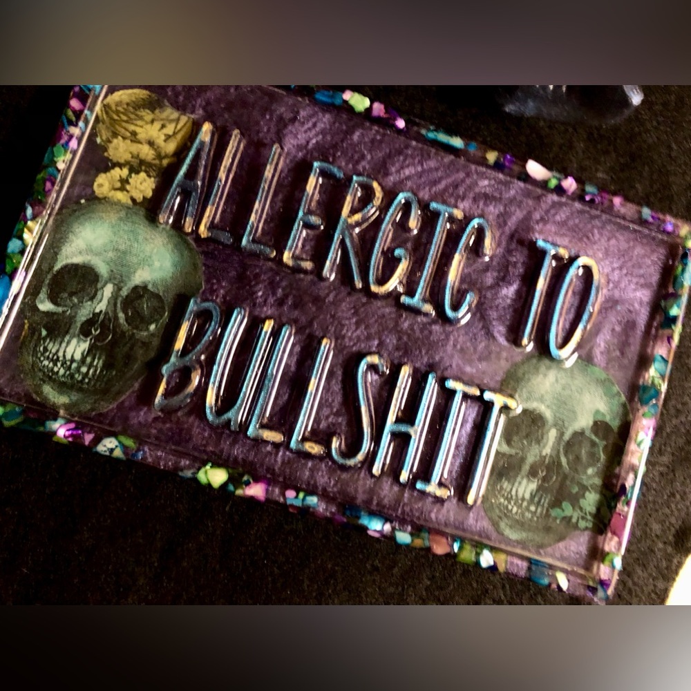 Handmade decorative sign